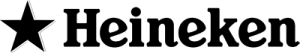 Heineken logo in black
