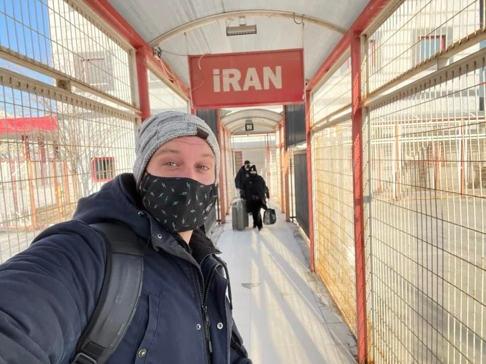Wiebe Wakker at the Turkey - Iran border.